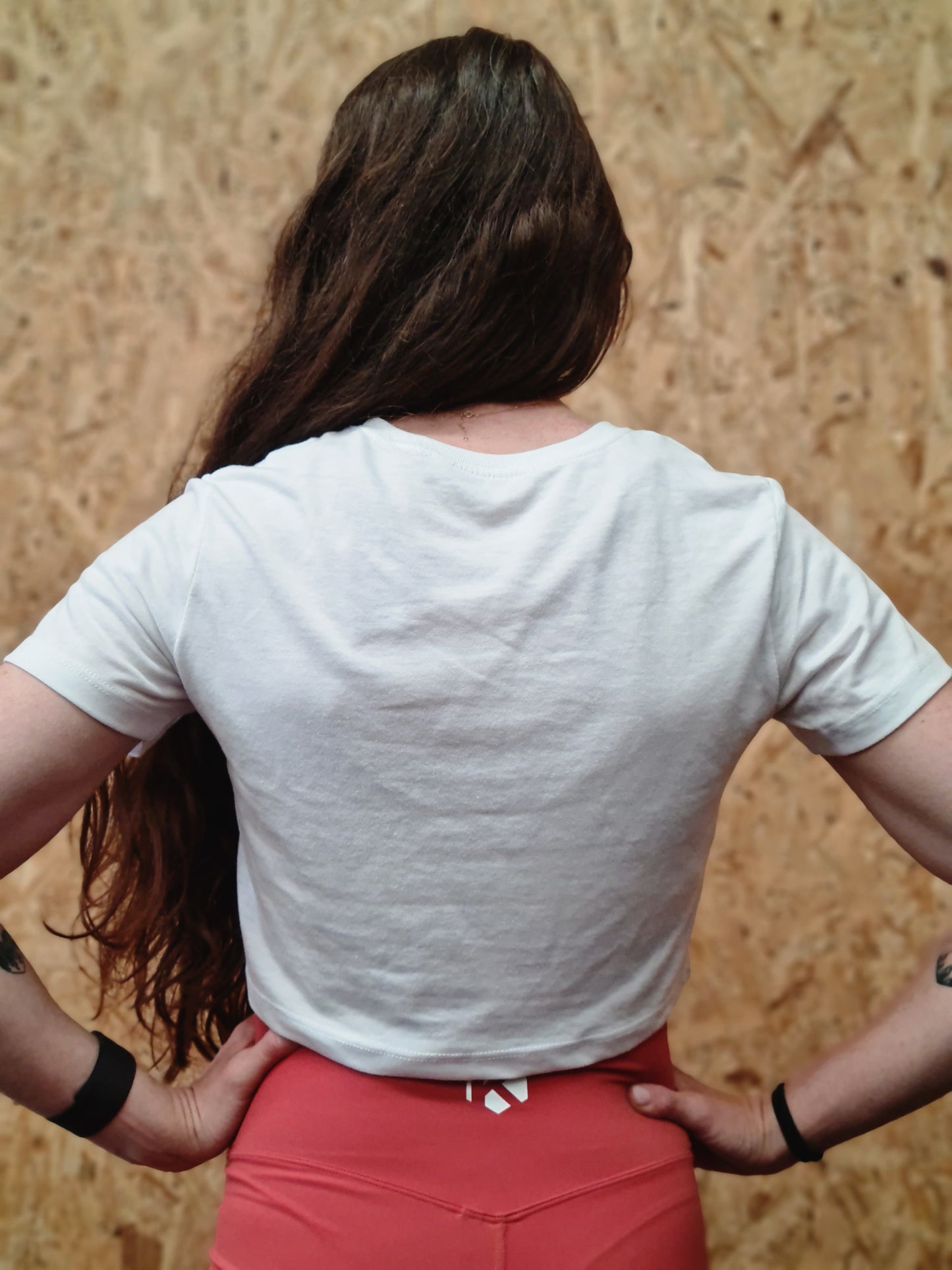 Crop Top Blanc Triblend