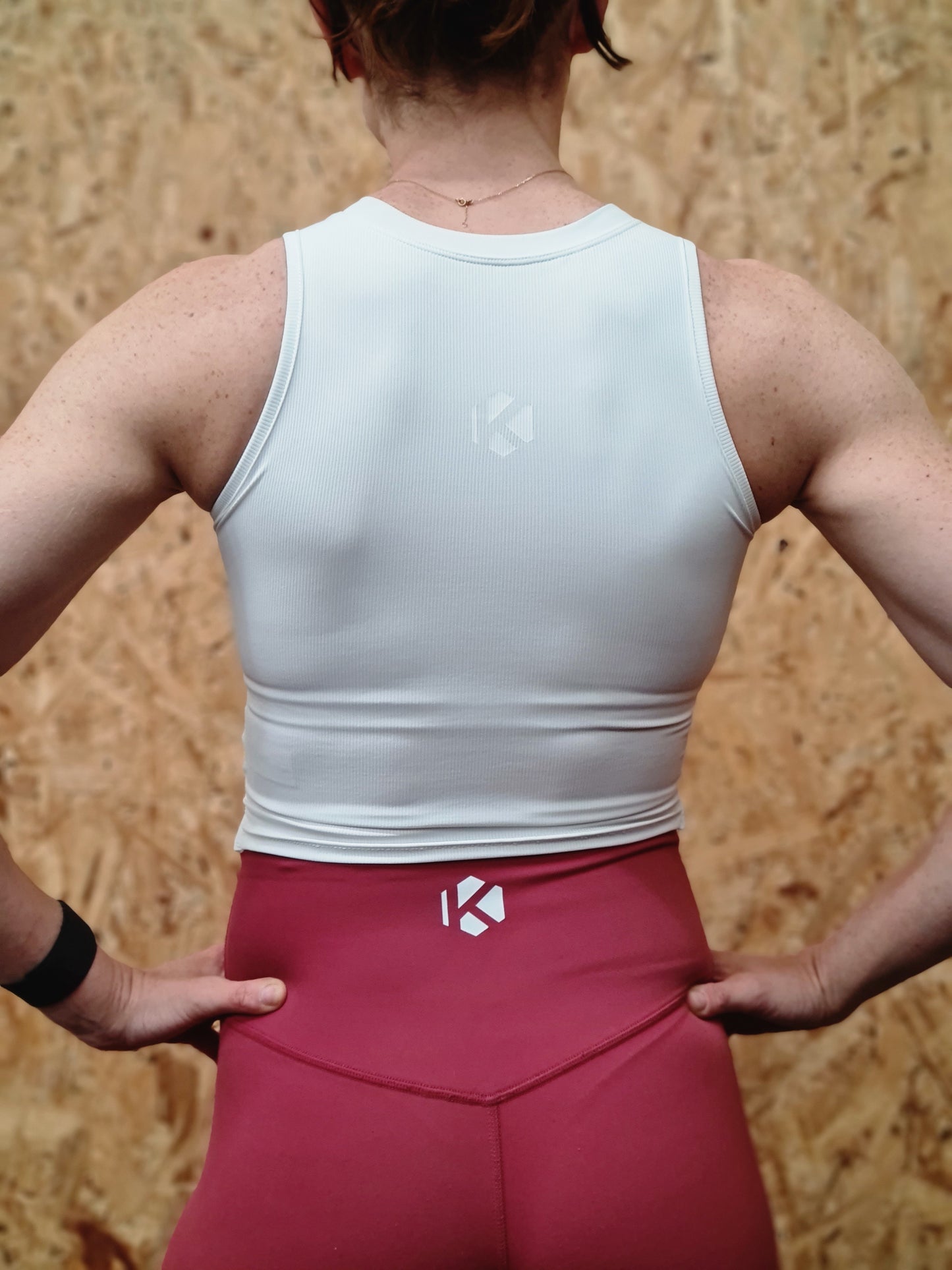 Brassière longue blanche