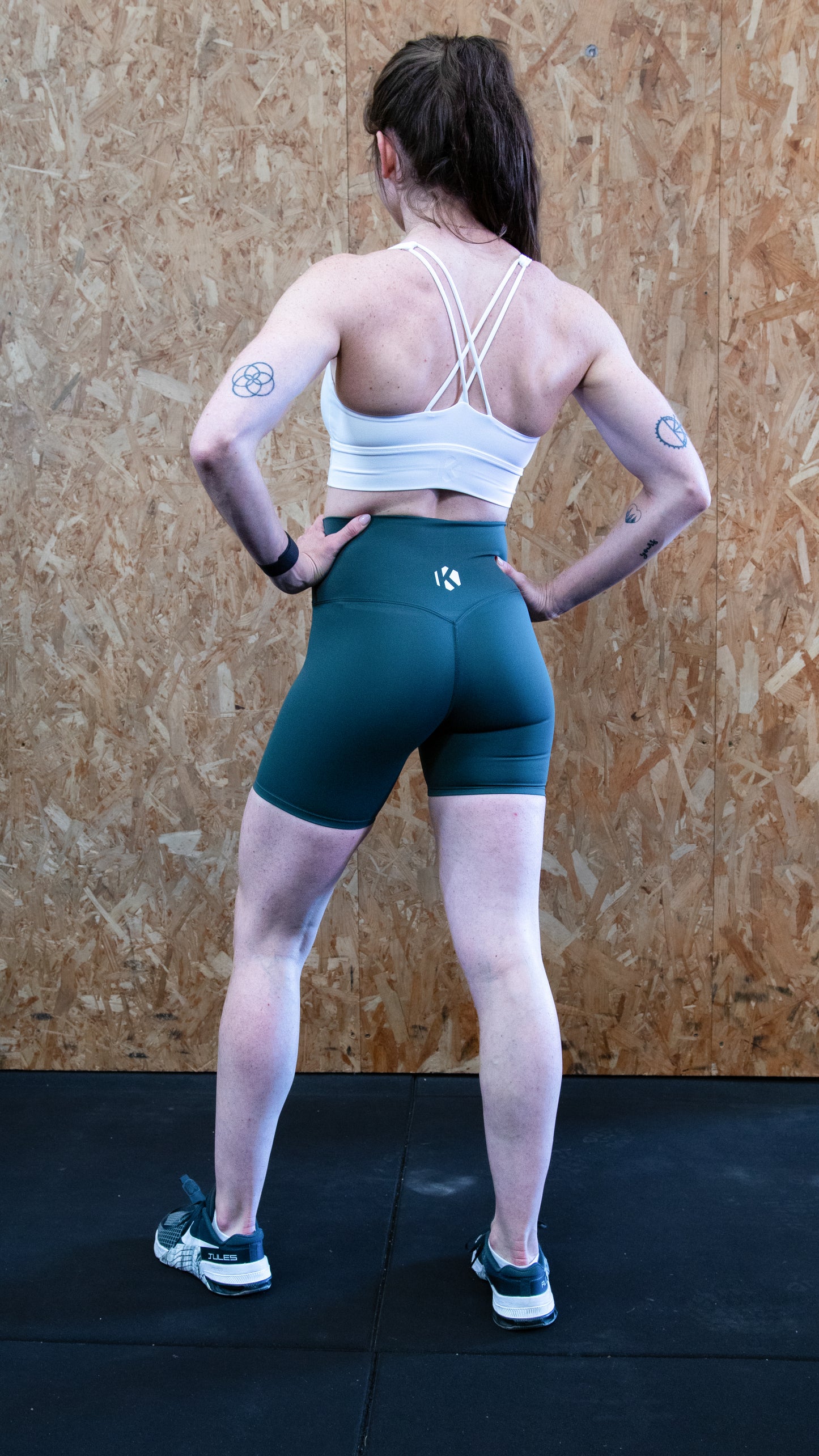 Short long Forest Green