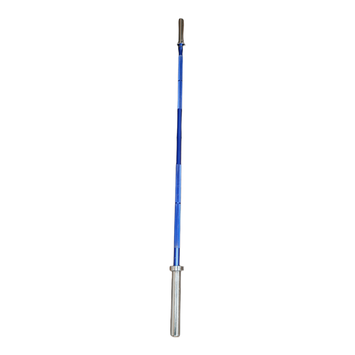 Barre technique haltérophilie 7kg bleu aluminium